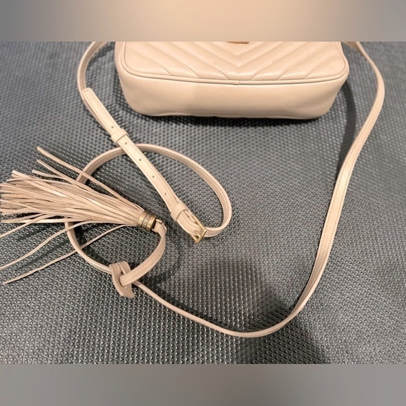 Yves Saint Laurent YSL Camera Bag Dark Beige with Dustbag - Picture 14 of 17